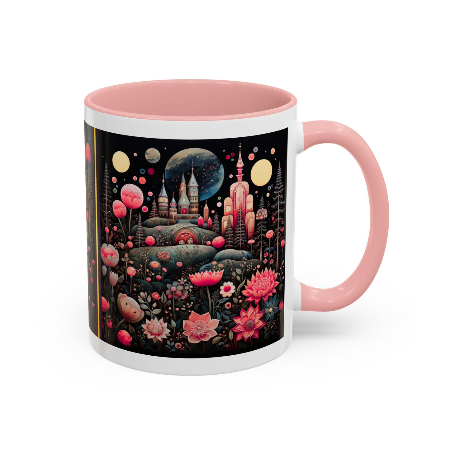 Pink Paradise Accent Coffee Mug 11 oz.