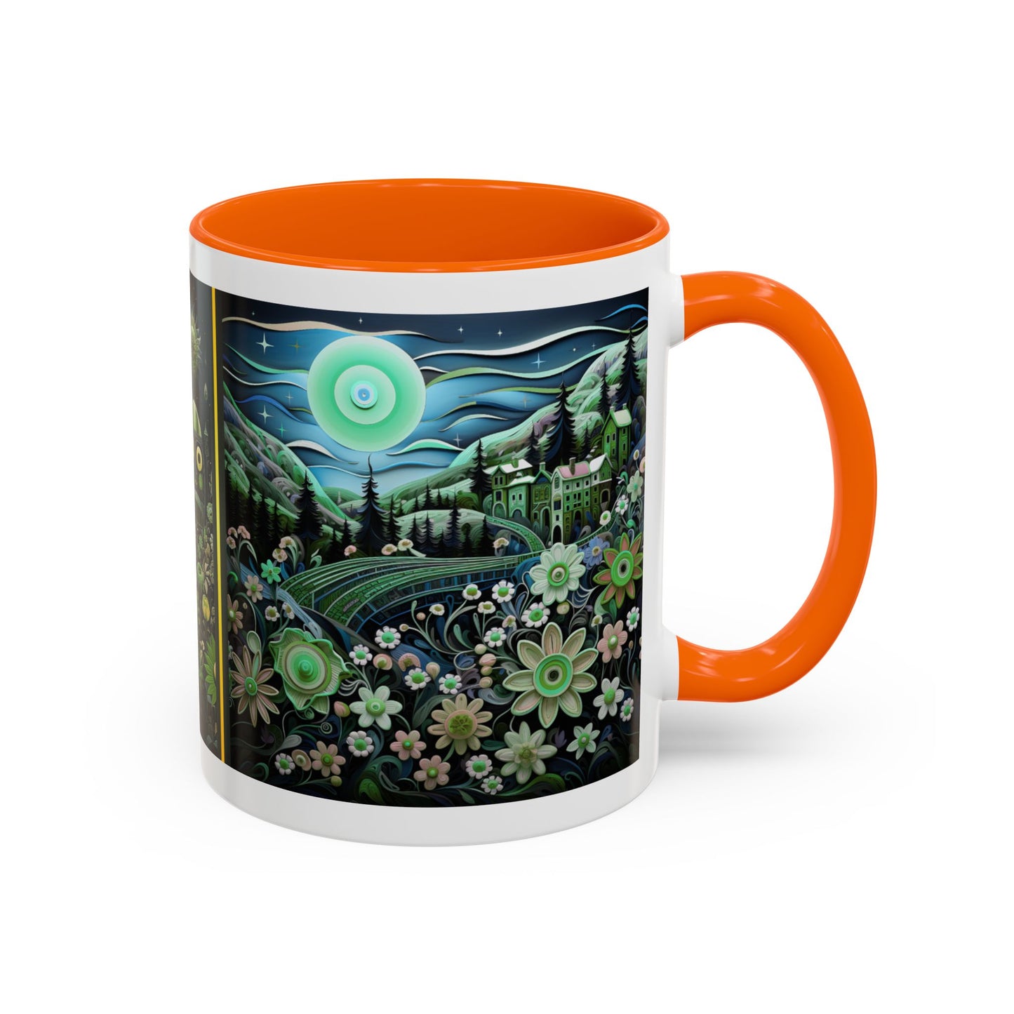 Green Planet Accent Coffee Mug 11 oz.