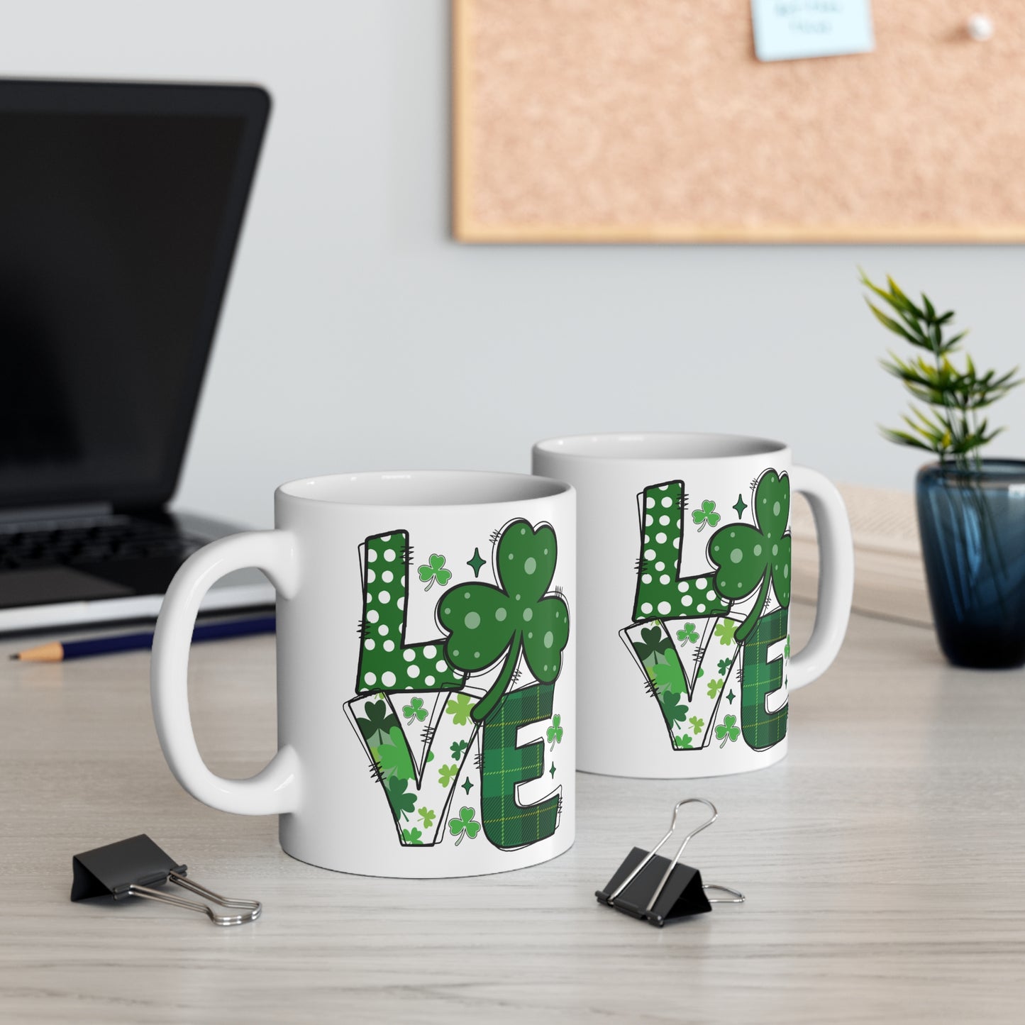 Love St. Patty's Ceramic Coffee Mug 11oz