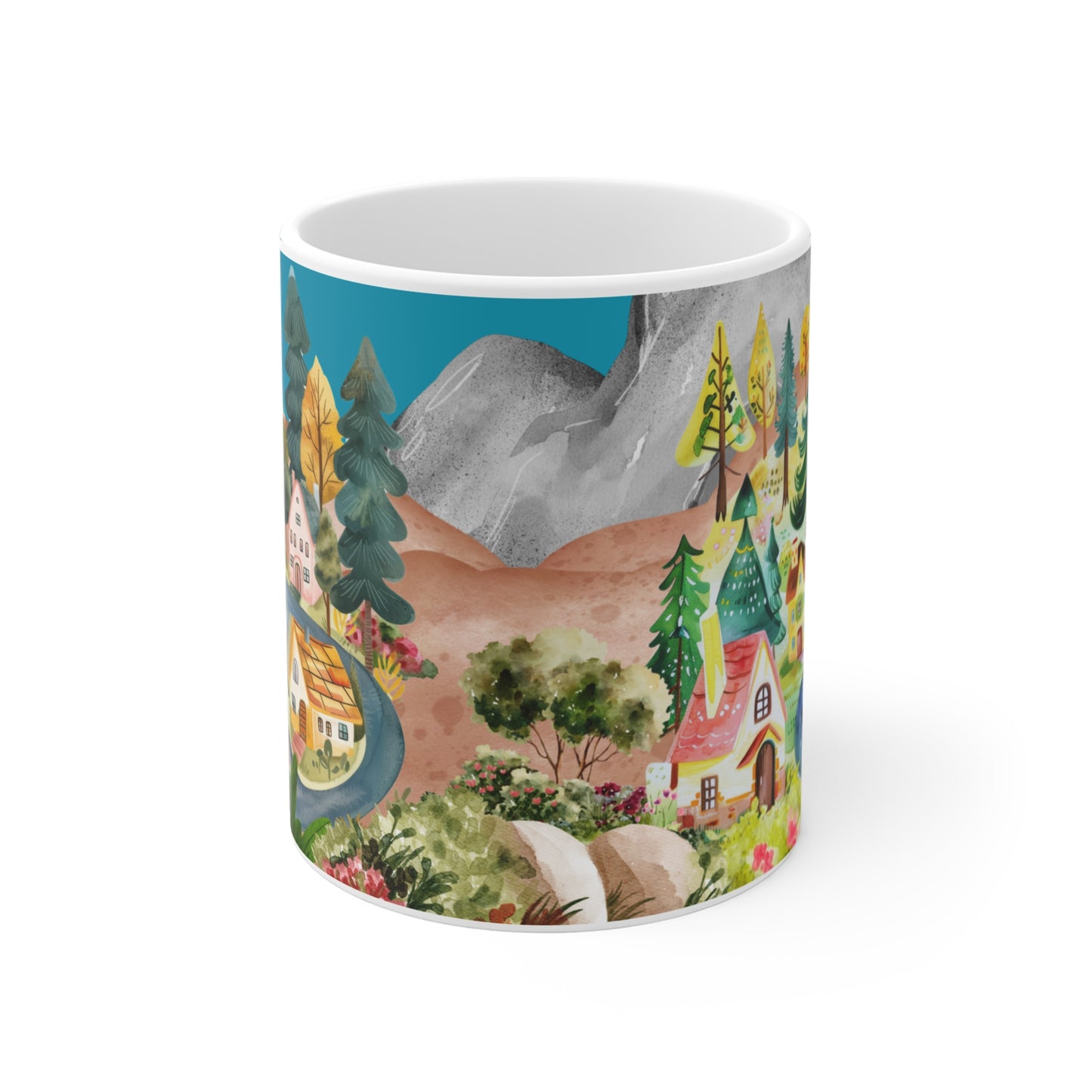 Mountain Paradise Ceramic Mug 11oz