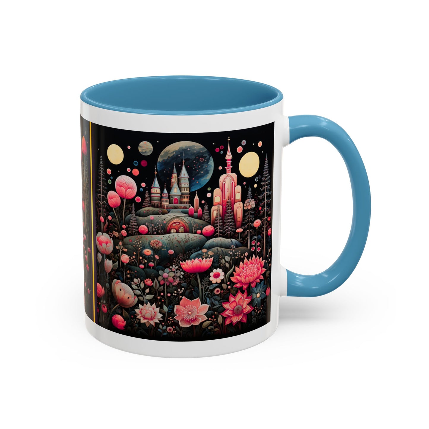 Pink Paradise Accent Coffee Mug 11 oz.