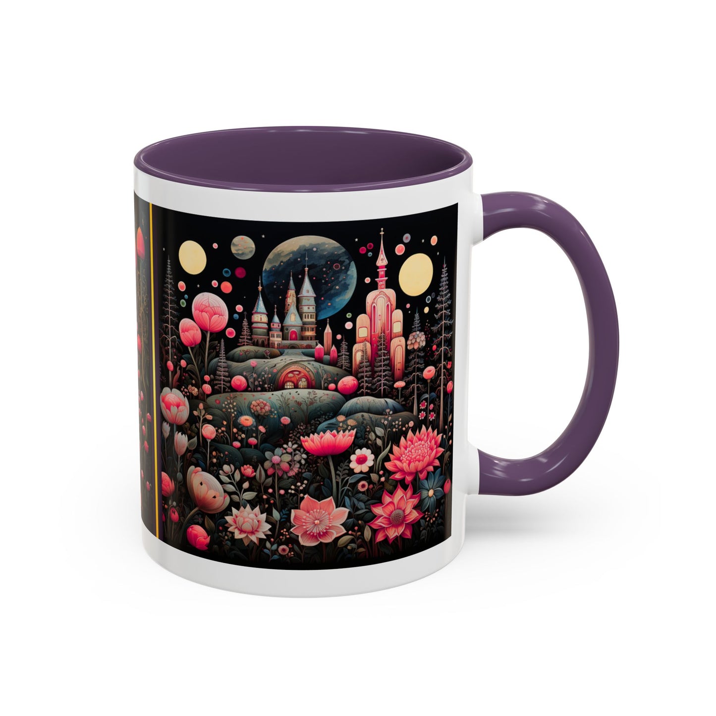 Pink Paradise Accent Coffee Mug 11 oz.