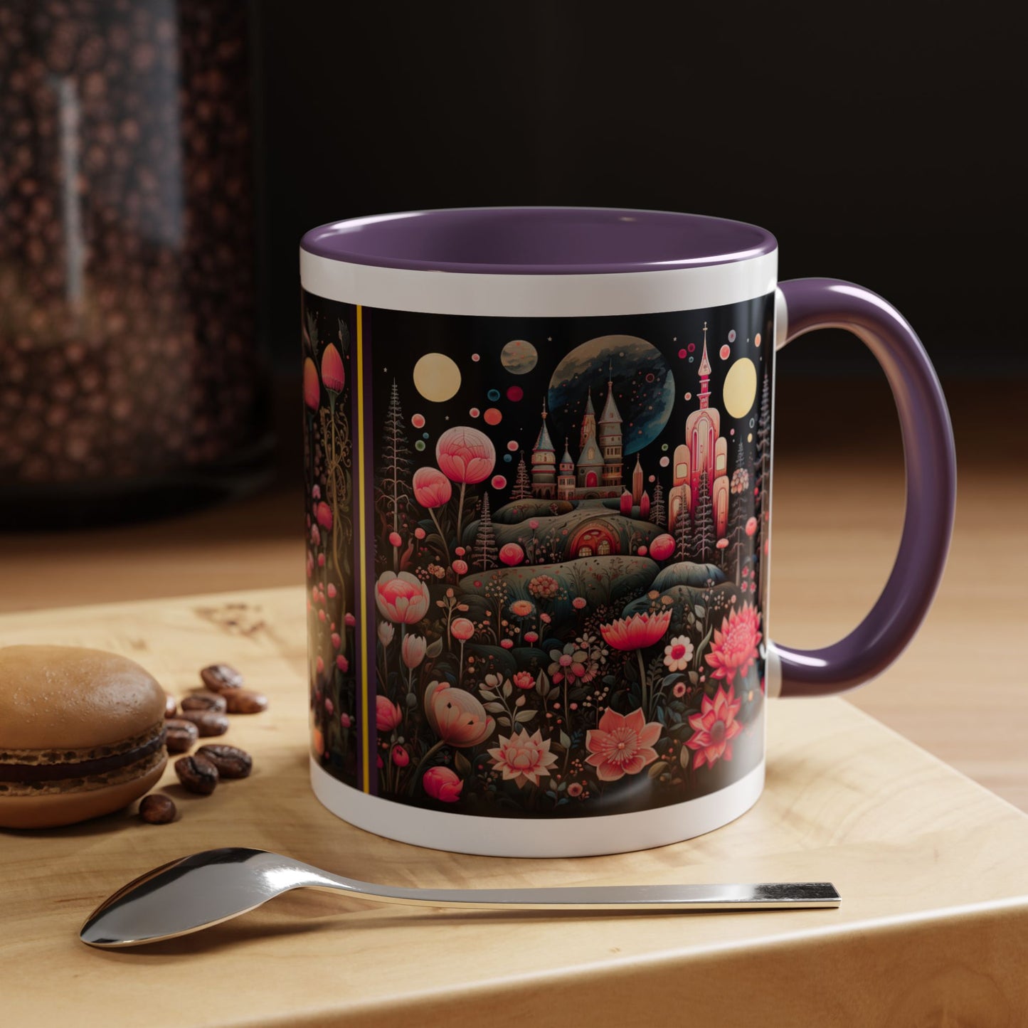 Pink Paradise Accent Coffee Mug 11 oz.