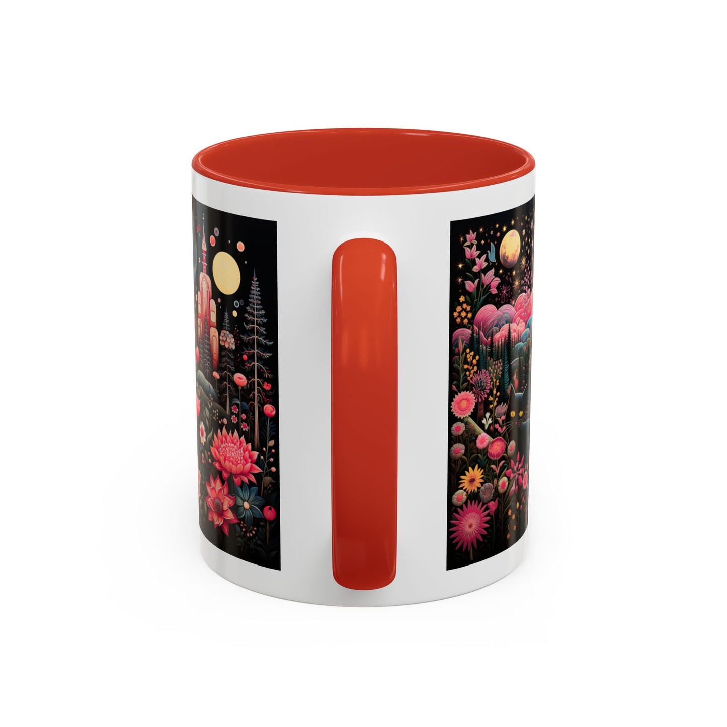 Pink Paradise Accent Coffee Mug 11 oz.