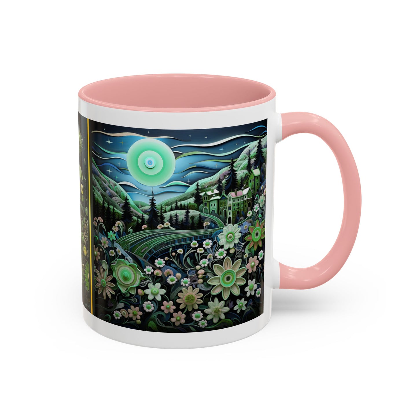 Green Planet Accent Coffee Mug 11 oz.