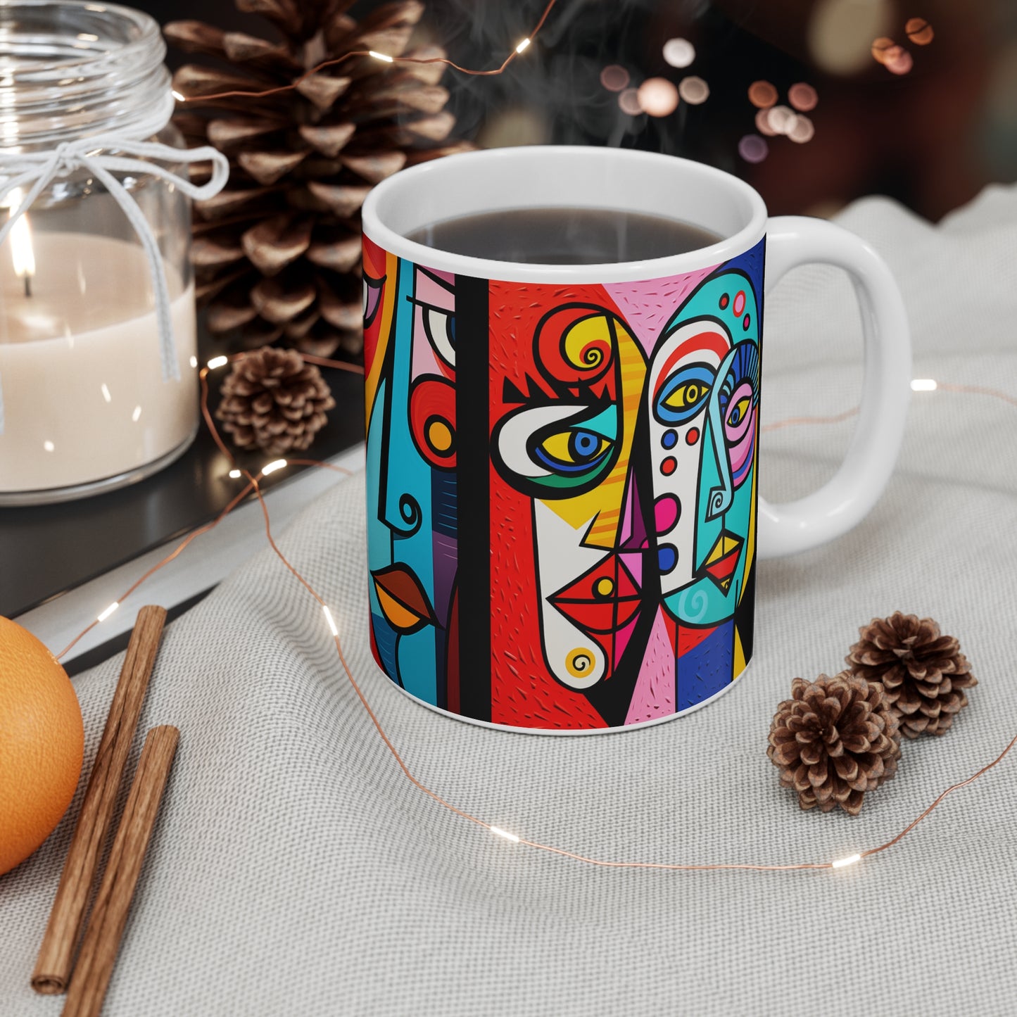 Face It Ceramic Coffee Mug 11oz