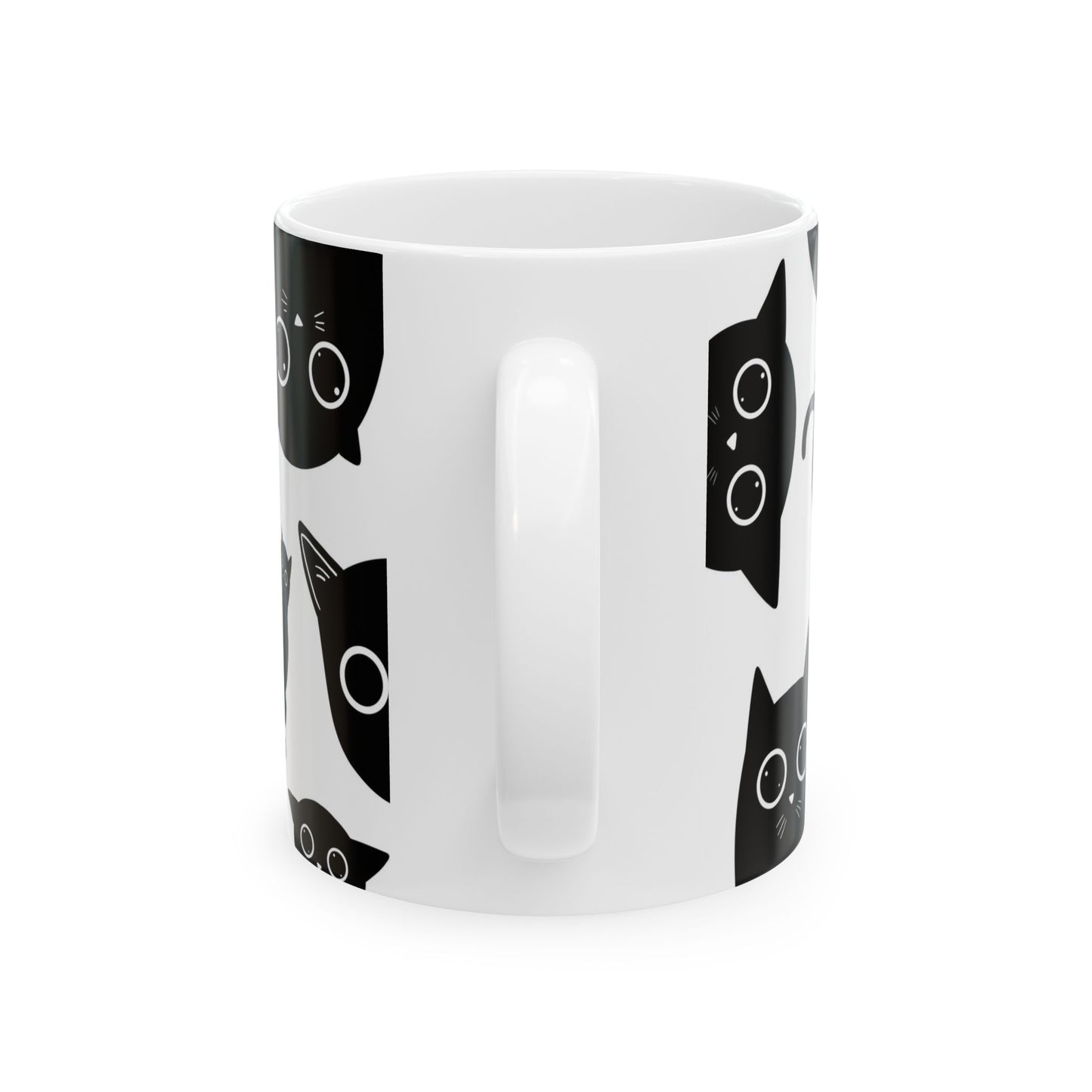 CURIOUS CAT Ceramic Mystery Mug, 11oz  [FREE SHIPPING]