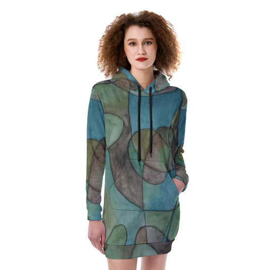 Mother Earth Women's Heavy Fleece Long Hoodie