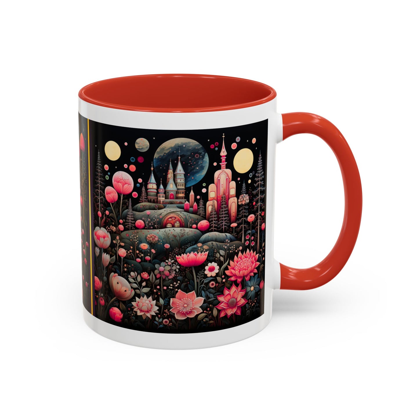 Pink Paradise Accent Coffee Mug 11 oz.