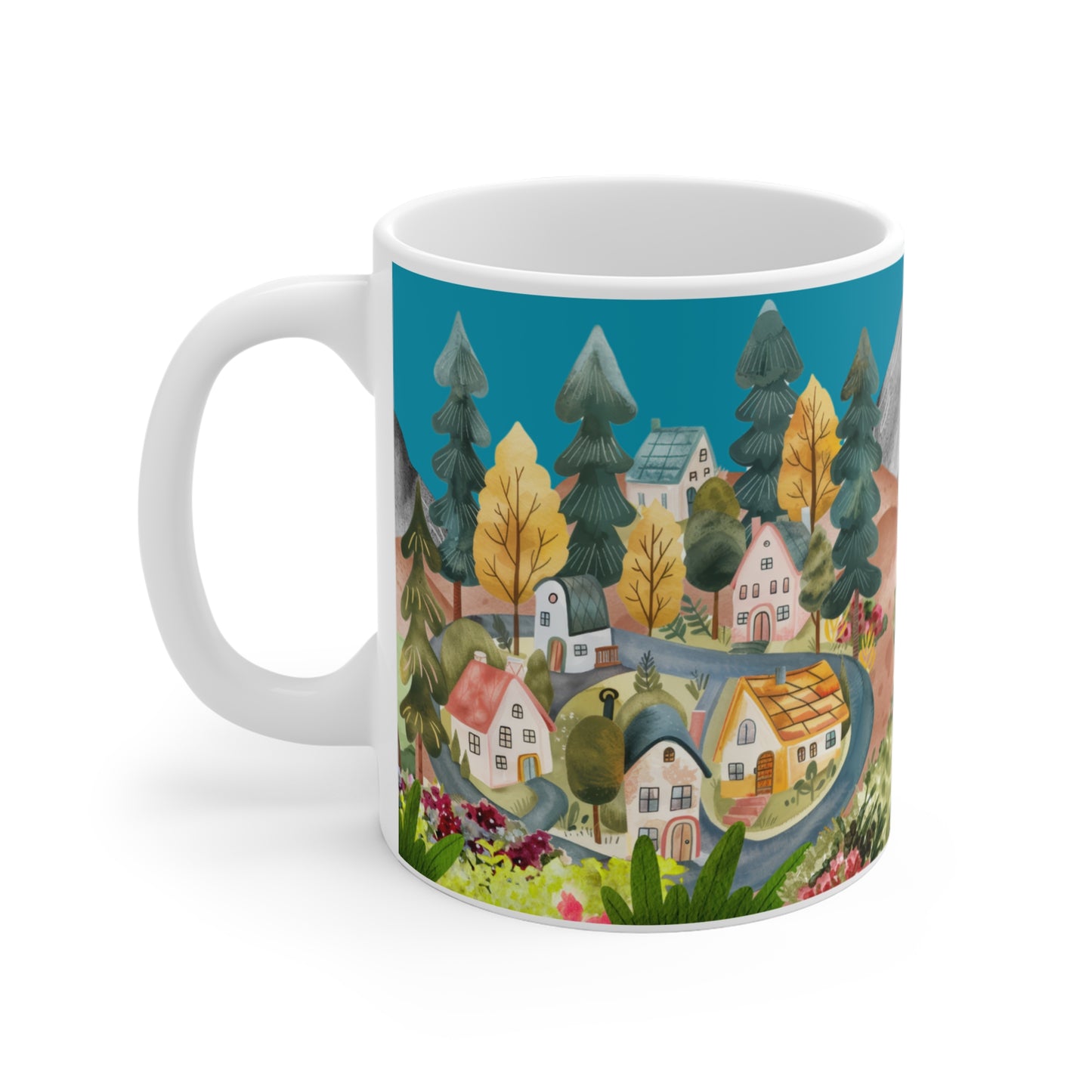 Mountain Paradise Ceramic Mug 11oz