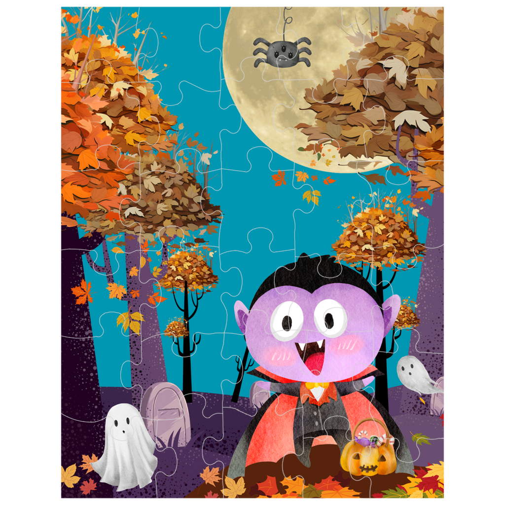 Happy Vampire Children's Halloween Puzzle