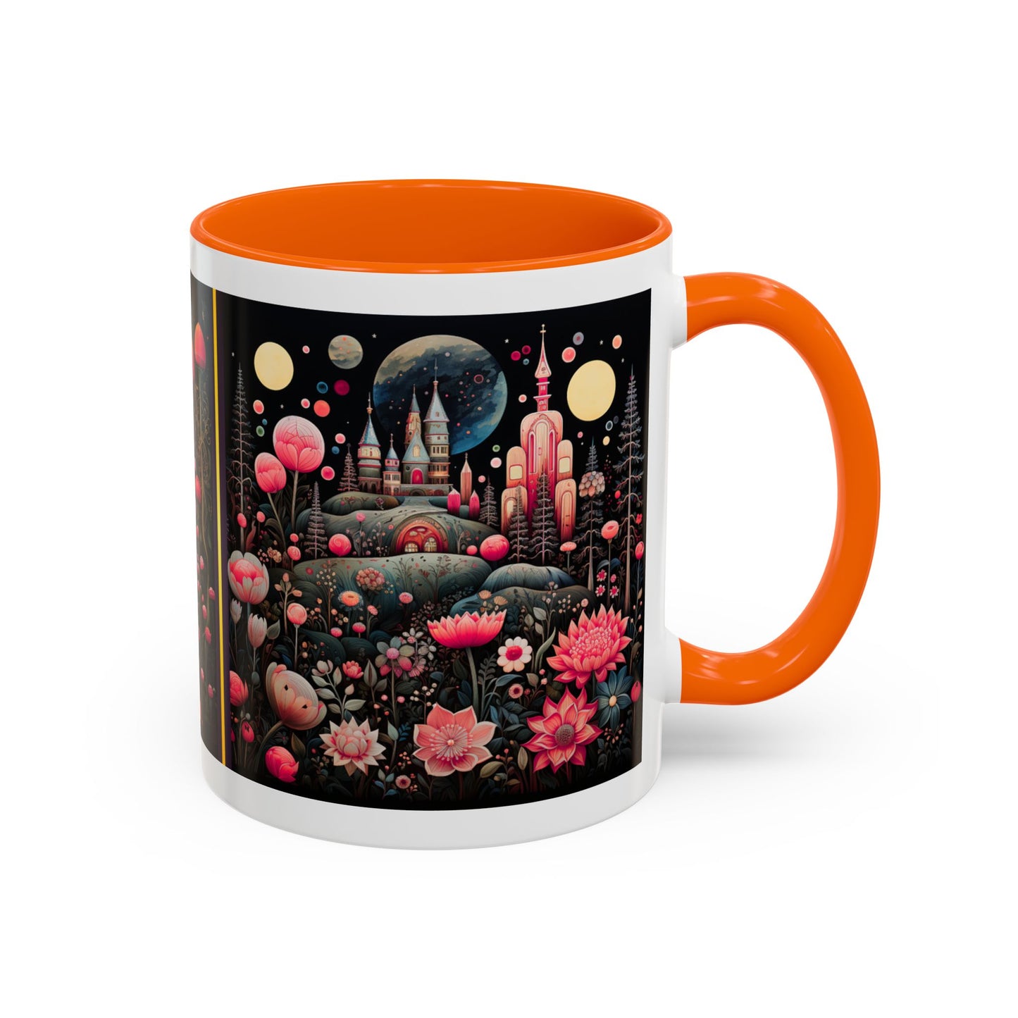 Pink Paradise Accent Coffee Mug 11 oz.