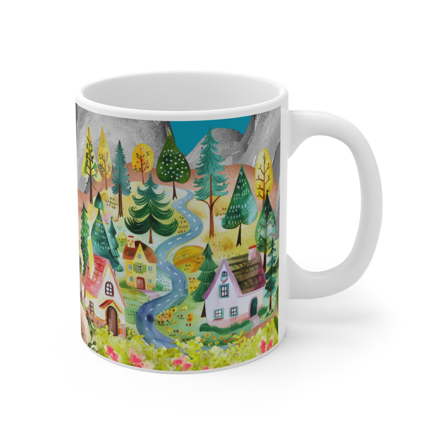 Mountain Paradise Ceramic Mug 11oz