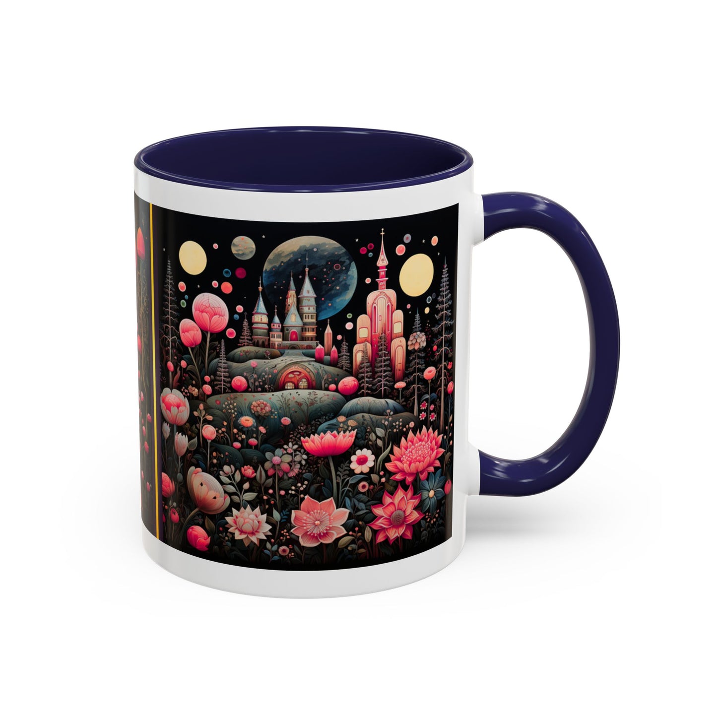 Pink Paradise Accent Coffee Mug 11 oz.