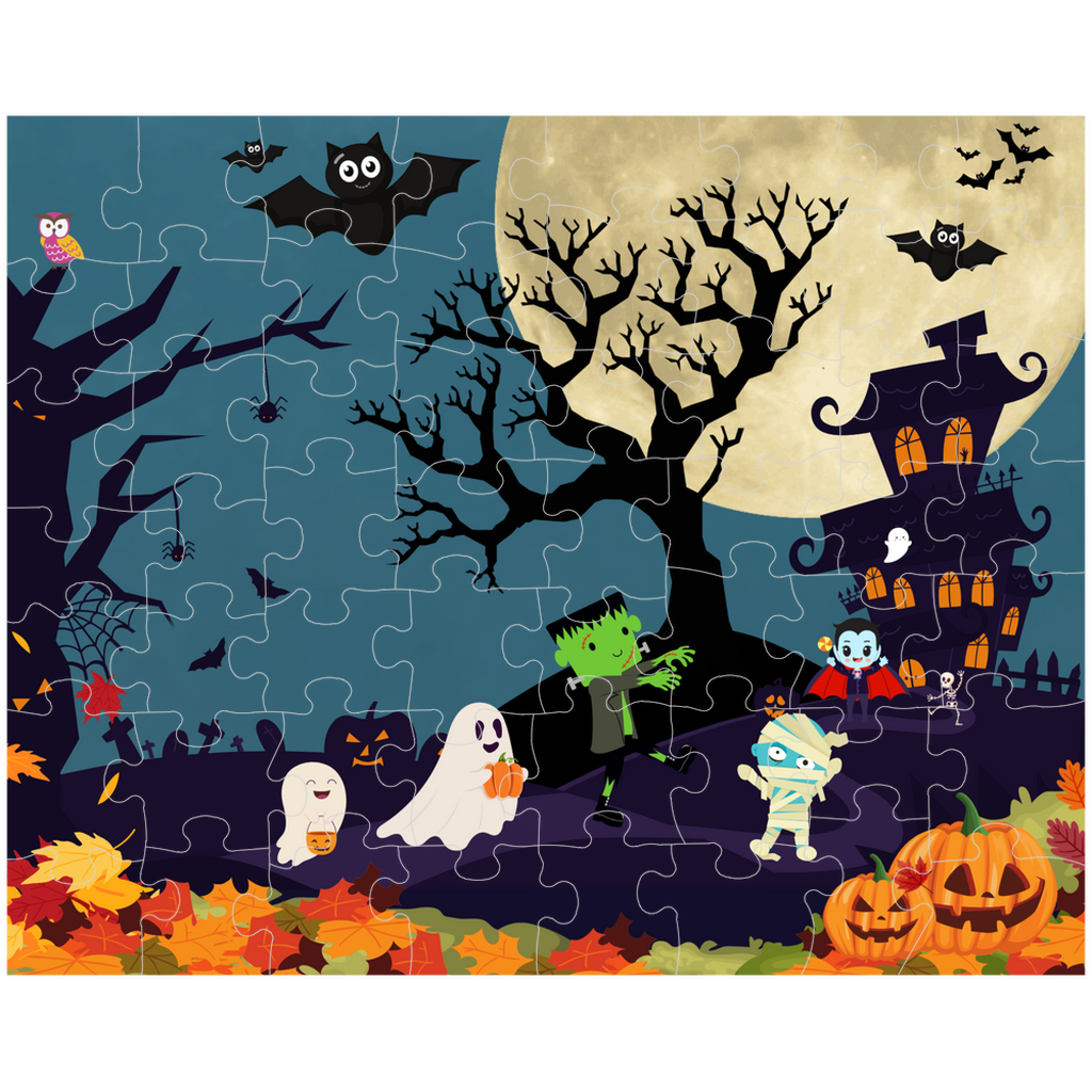 Trick or Treat Parade Children's Halloween Puzzle