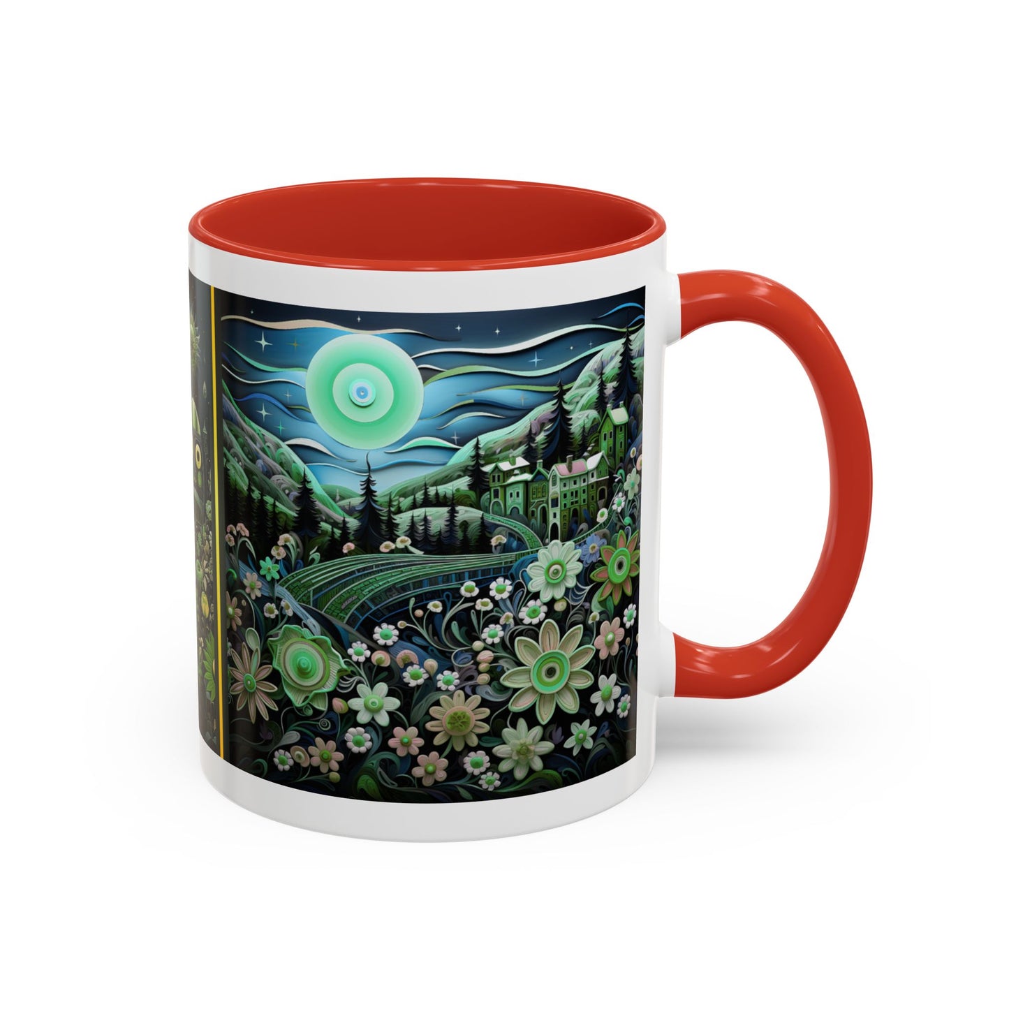 Green Planet Accent Coffee Mug 11 oz.