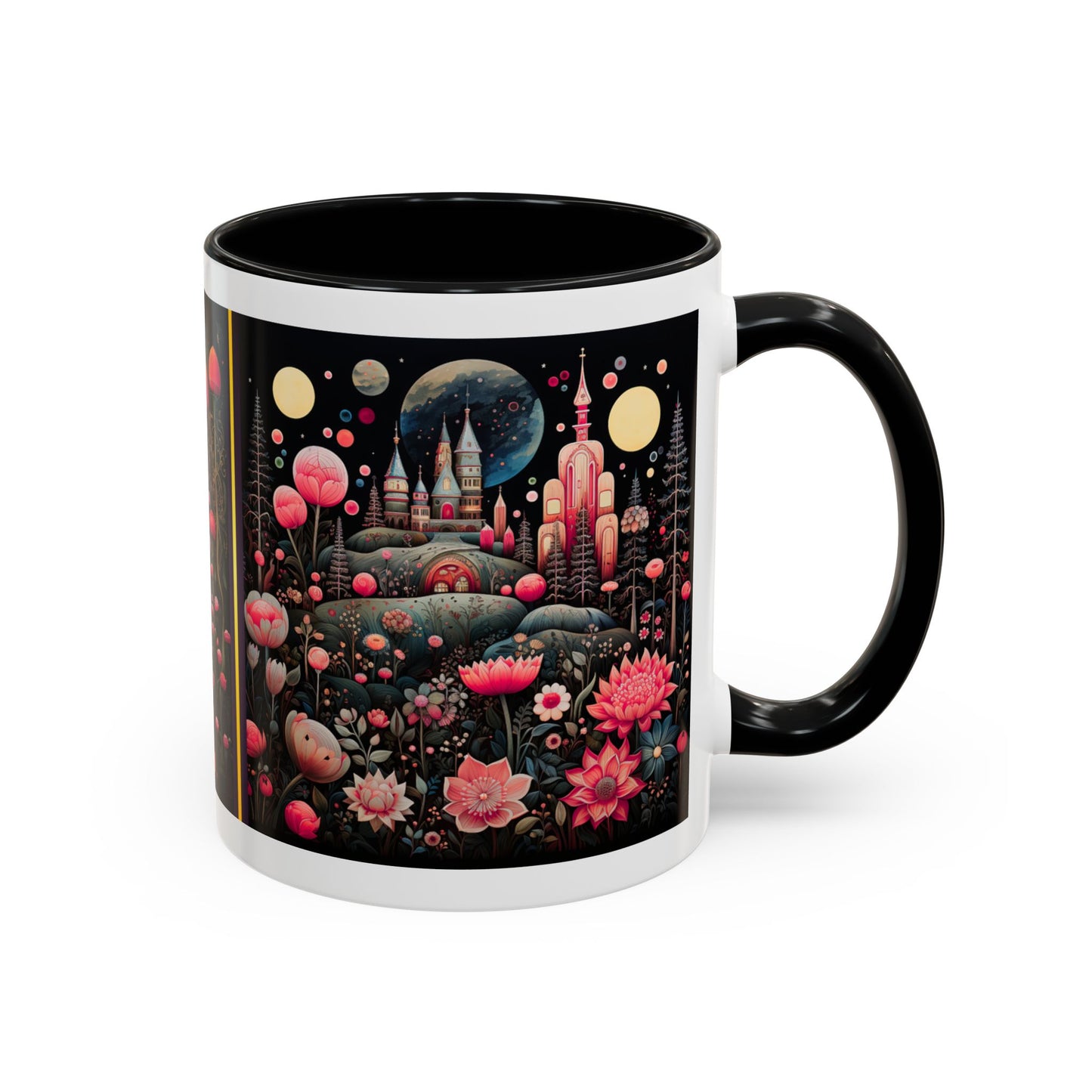 Pink Paradise Accent Coffee Mug 11 oz.