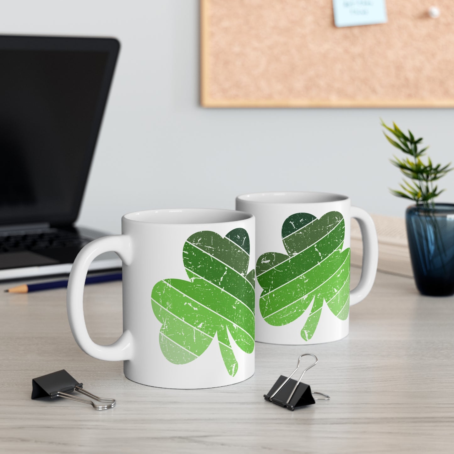 Shamrock Power St. Patrick's Day Ceramic Mug 11oz