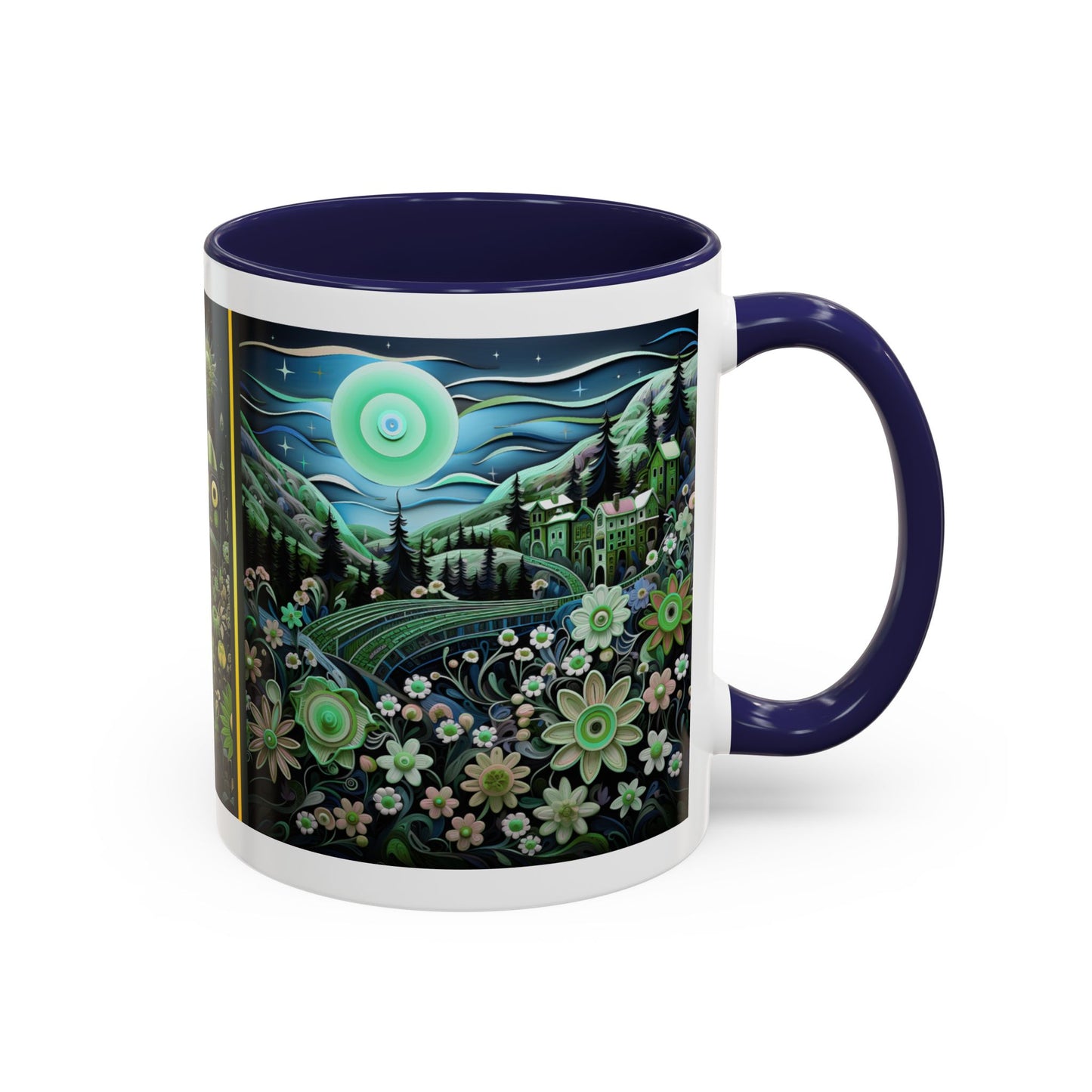 Green Planet Accent Coffee Mug 11 oz.