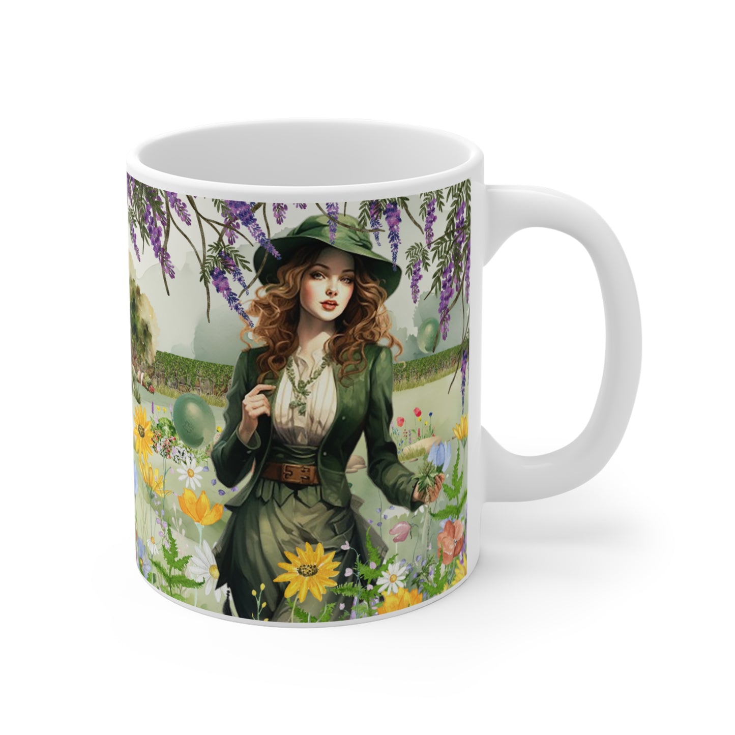 Enchanted Lass Ceramic Coffee Coffee Mug 11oz