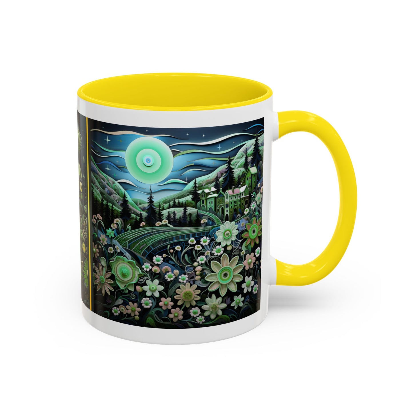 Green Planet Accent Coffee Mug 11 oz.