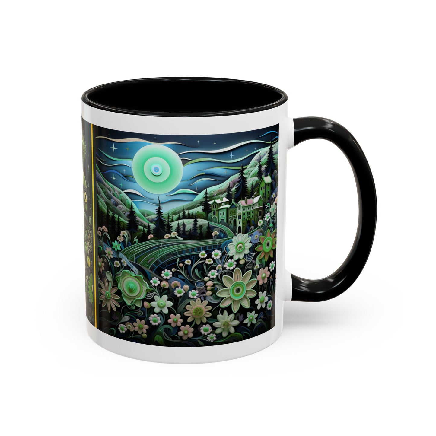 Green Planet Accent Coffee Mug 11 oz.