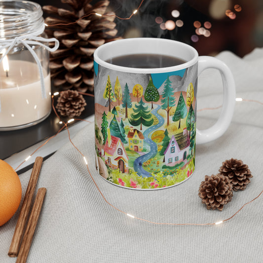 Mountain Paradise Ceramic Mug 11oz