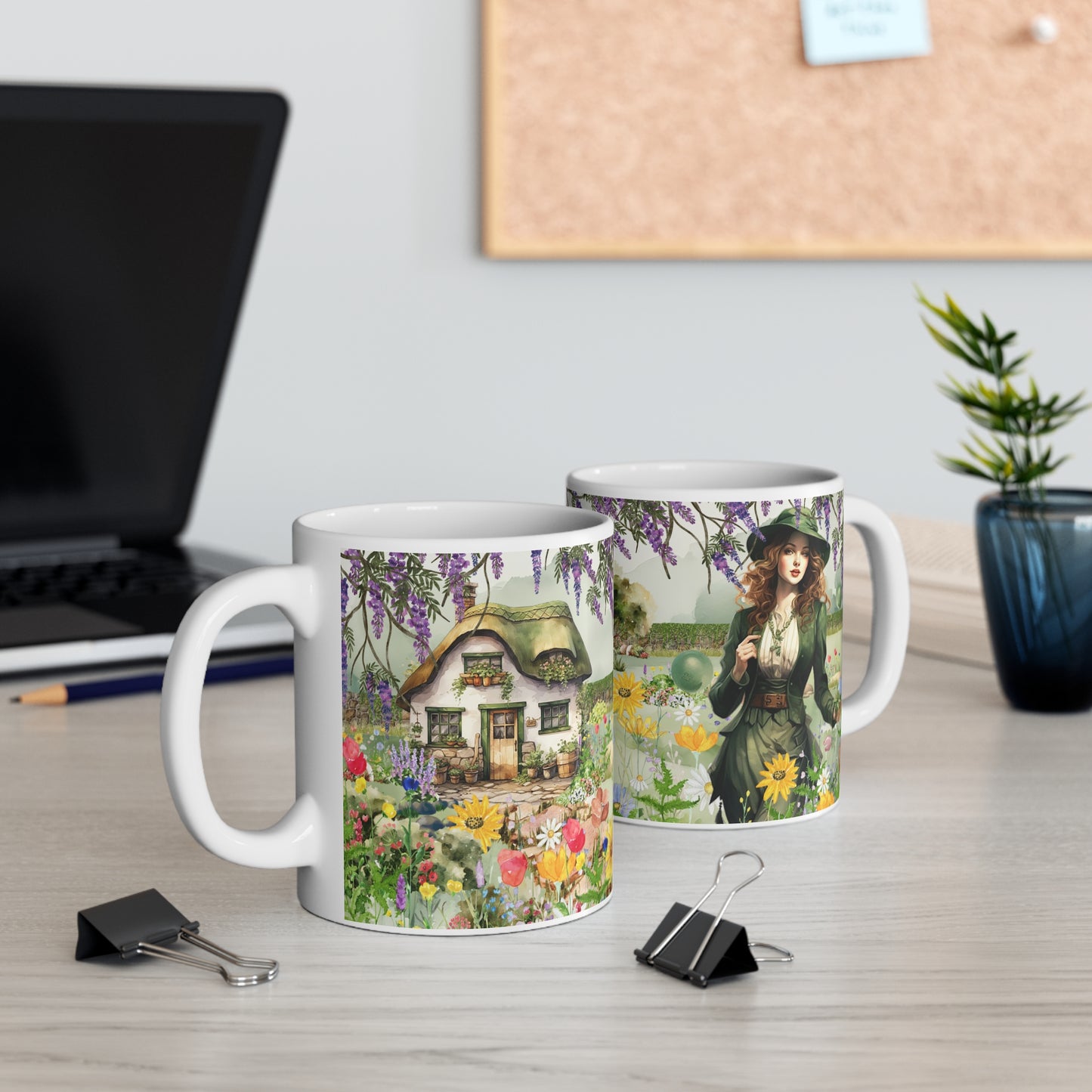 Enchanted Lass Ceramic Coffee Coffee Mug 11oz