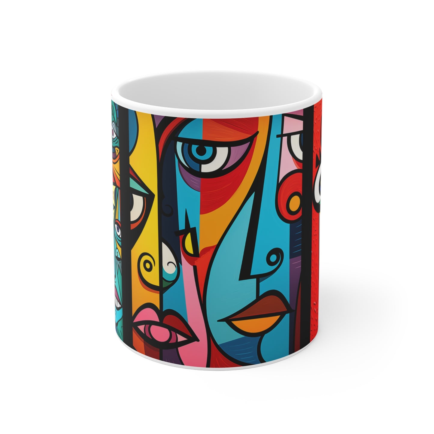 Face It Ceramic Coffee Mug 11oz