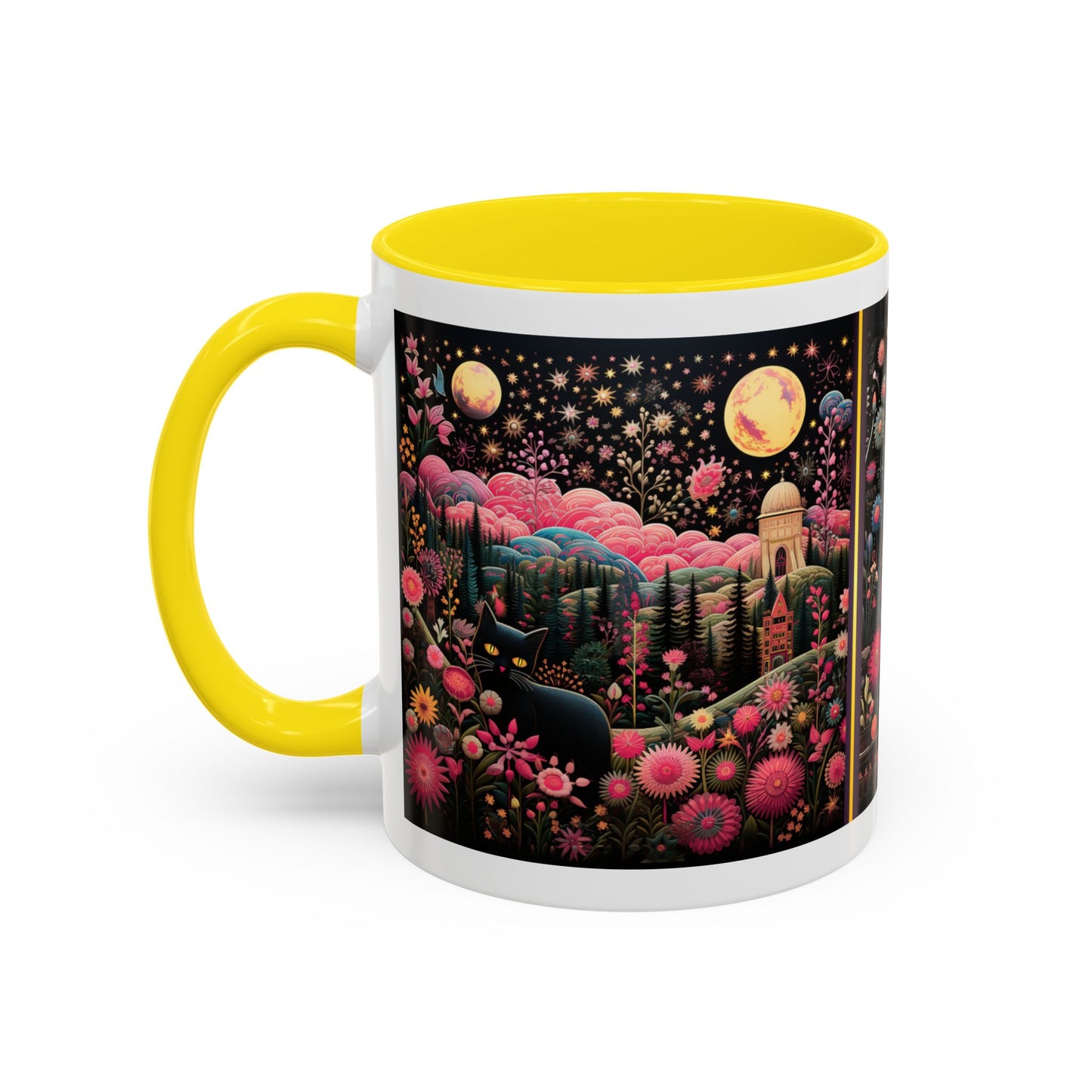 Pink Paradise Accent Coffee Mug 11 oz.