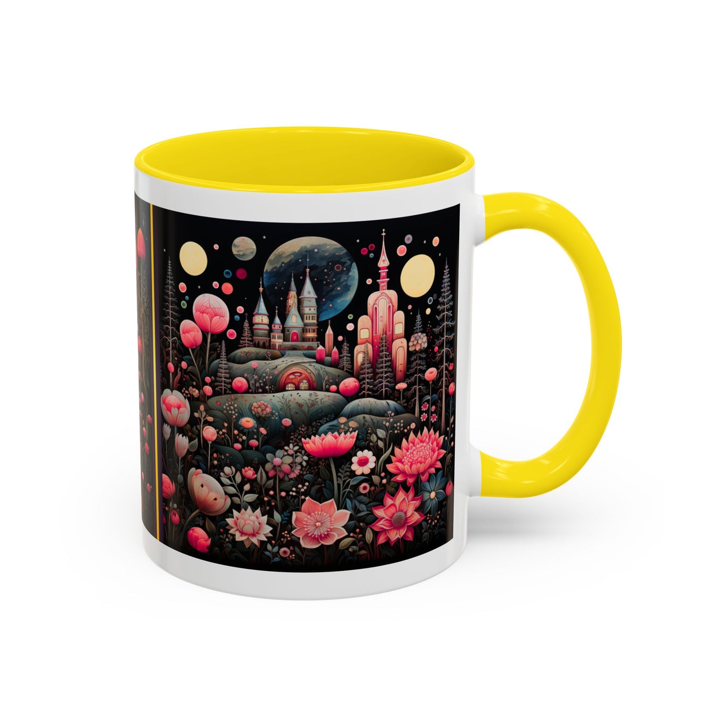 Pink Paradise Accent Coffee Mug 11 oz.