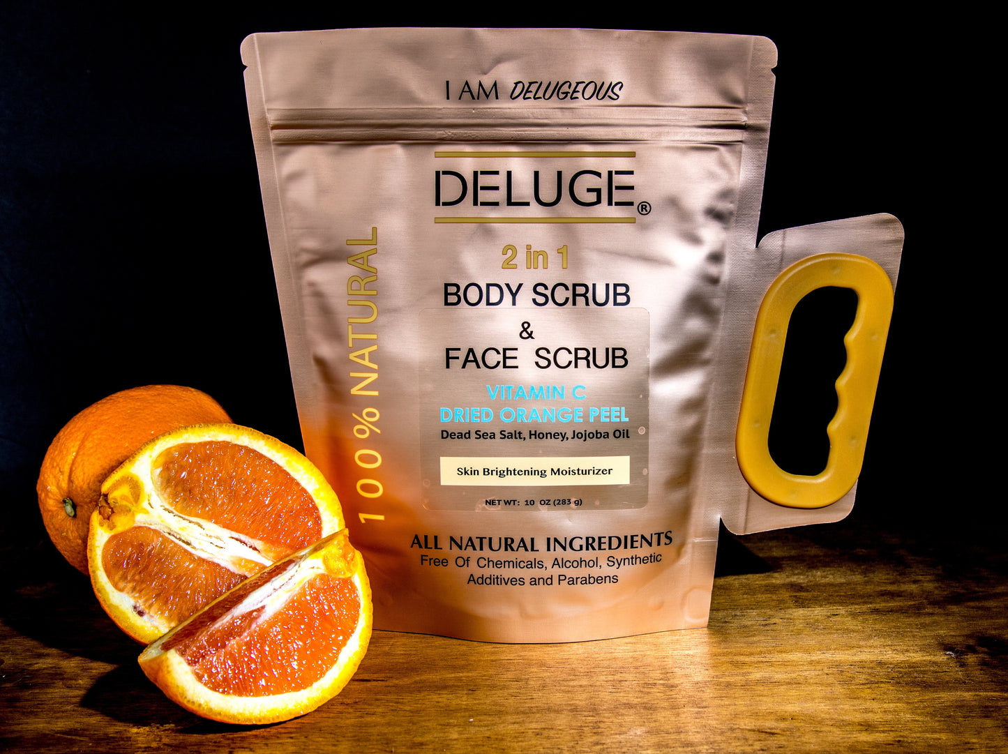 Vitamin C Scrub Dried Orange Peel (FREE SHIPPING)